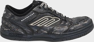 Balenciaga Hamptons Leather Low-Top Sneakers