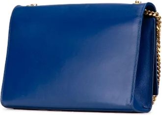 Saint Laurent Pre-owned Cross Body Bags, female, Blue, Size: ONE SIZE Pre-owned The Kate