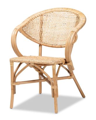 Baxton Studio Varick Rattan Dining Chair
