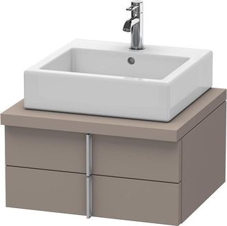 Duravit Duravit Vero Mueble Para Consola, 6570, 2 Cajones, 600mm, Color (frente/cuerpo): Decoraci&oacute;n Basalto Mate - Ve657004343