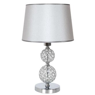 Fabrilamp Sobremesa Kegan 1xe27 Al.48xd.30cm Cromo/plata