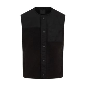 Givenchy Waistcoats, male, Black, L, Black Jacket with 4g Pocket