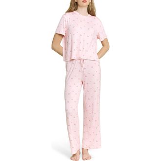 Honeydew Intimates All American Pajamas in Flora Strawberries at Nordstrom, Size X-Small