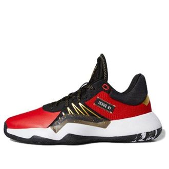 adidas D.O.N. Issue 1 GCA Black Scarlet EF9966