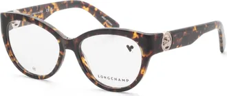 Longchamp Womens 53 mm Brown Opticals
