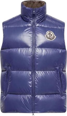 Moncler Belice Vest - Heren - Bodywarmers - Blauw - XL - Jassen
