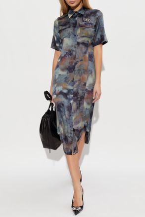 Diesel Dress D-ANA, Womens, Grey