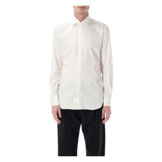 Xacus French Collar Shirt - Heren - Casual Overhemden - Beige - 3XL - Katoen - Overhemden