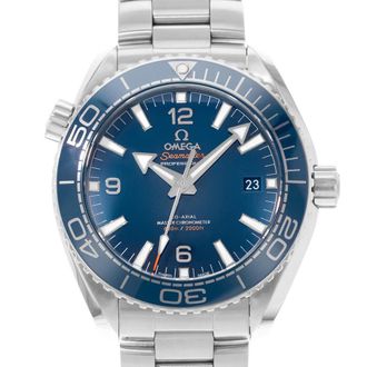 Omega Pre-owned Omega Seamaster Planet Ocean Blue Dial Mens Watch 21530442103001