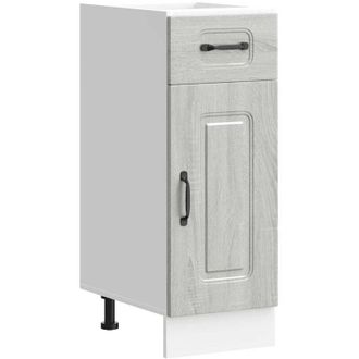 vidaXL Base da Cucina Kalmar Grigio Sonoma in Legno Multistrato - Vidaxl