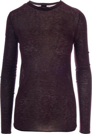Pinko Sheer Ultrafine Wool Sequin Sweater