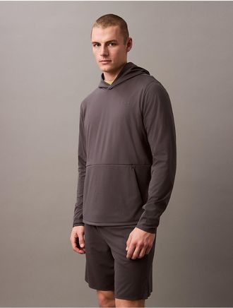 Calvin Klein Calvin Klein Mens Soft Stretch Sport Classic Hoodie - Grey - XS
