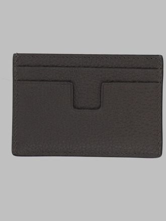Tom Ford Fiore Card Case - Gray