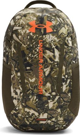Under Armour Hustle 6.0 Backpack, (308) Expedition Green/Expedition Green/Orange Base, One size, Hustle 6.0 Backpack