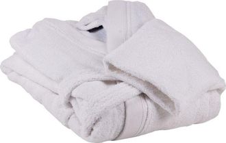 cofan Albornoz Blanco Gr.500/m2 Gama Paloma Talla M, Albornoz De Ba&ntilde;o Con Manga Larga Y Cintur&oacute;n Para Su Cierre. Disponible En Color Blanco. Est&aacute; Fabricado 