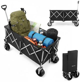 OEM Carro De Transporte Plegable - Hypermotion - Hypermotion Xxl - 250 L - Carga 100 Kg - Estructura De Acero Reforzado