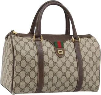 Gucci Pre-owned Plastic gucci-bags - Dames - Vintage Handtas - Beige - ONE Size - Vintage