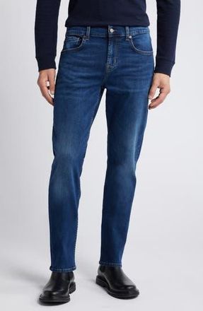 7 For All Mankind Slimmy Slim Fit Stretch Denim Jeans in Warm Braw at Nordstrom Rack, Size 40