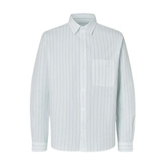 Sams&oslash;e & Sams&oslash;e Casual Shirts, male, Blue, Size: M Saryan X Shirt