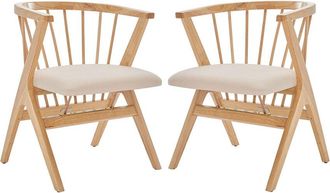 Safavieh Set Of 2 Noah Spindle Dining Chairs