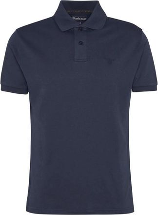 Barbour Blauw Polo Shirt Klassieke Stijl - Heren - Polos - Blauw - XL - Katoen - Tops