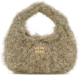 Miu Miu Two-Tone Fabric Mini Wander Handbag