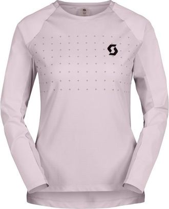 Scott Tee Trail Vertic Pro L/S Velotrikot f&uuml;r Damen | rosa/lila