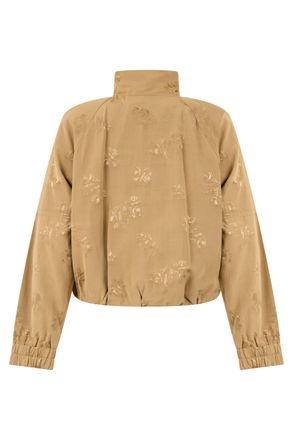 Veronica Beard Floral Jacquard Jacket - Beige
