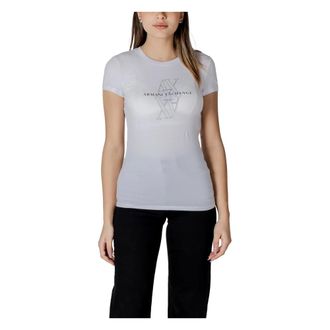 A|X Armani Exchange Mujer, Camisetas, Blanco, Talla: S