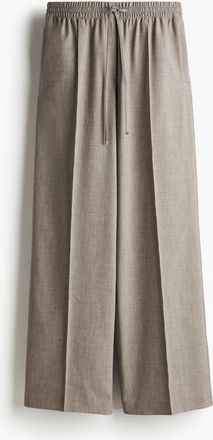 H&M Elegante Hose mit Kordelzug - Beige
