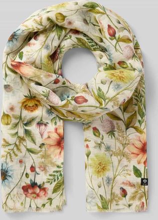 Fraas Schal mit floralem Allover-Print in Schilf, Gr&ouml;&szlig;e 1