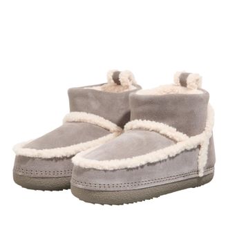 INUIKII Stiefel & Boots - Classic Shearling Low - Gr. 38 (EU) - in Grau - f&uuml;r Damen