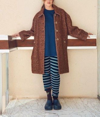 American Vintage Losvallende halflange jas, LULOW