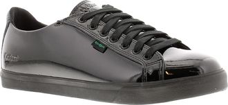 Kickers Womens Shoes Work School Tovni Lacer Leather Lace Up black patent - Size UK 6.5 Infant