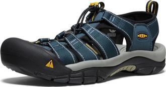 Keen Mens Newport H2 Closed Toe Water Sandals, Navy/Medium Grey, 10.5