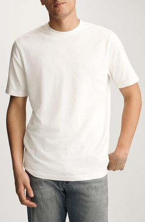 Mavi White Slub Cotton Blend T-Shirt at Nordstrom, Size Xx-Large