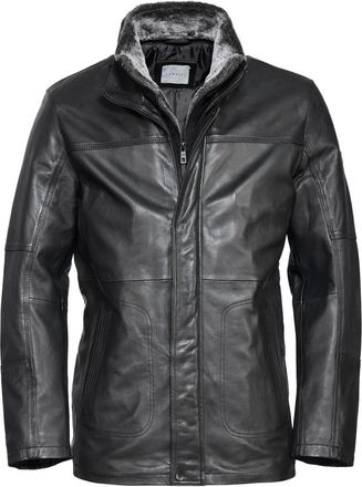 Bugatti Jassen, Heren, Zwart, 5Xl, Leer, Classic Leren Jas