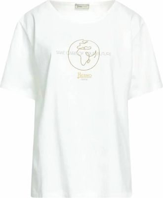 Herno Womens Short Sleeve Top In White