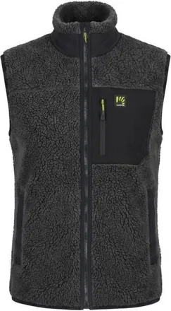 Karpos Moiazza Retr&ograve; Fleece Vest Fleecegilet f&uuml;r Herren | schwarz