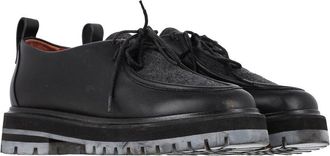 Loro Piana Womens Leather Lace-Up Derby Shoe (Authentic Pre-Loved)