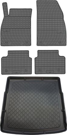 OEM Juego De Alfombrillas De Goma Para Coche Y Maletero Para Opel Insignia A Kombi (enero De 2009 - Agosto De 2017)