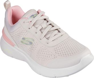 Skechers Skech-Air Dynamight 2.0 New Heights Textiel Dames Natuurlijk/Roze Trainers