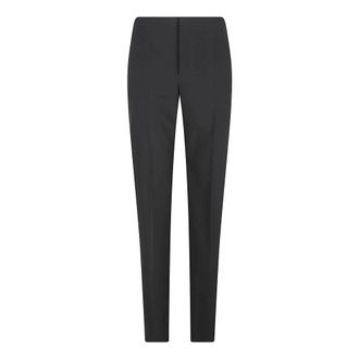 Valentino Garavani Slim-fit Trousers, male, Black, Size: M Virgin Wool Pants