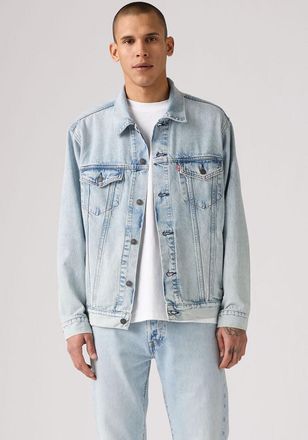 Levi's Jeansjacke LEVIS NEW RELAXED FIT TRUCK, Herren, Gr. XL, brightside trk, Denim/Jeans, Obermaterial: 100% Baumwolle, relaxed fit, 1-Knopf-Manschette, Ja