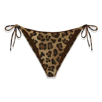 MC2 Saint Barth Dames, Badkleding, Bruin, Maat: S Polyamide