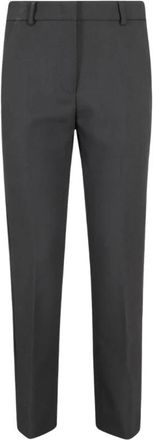 Max Mara Frida Sigaretbroek Zwart - Dames - Slim Fit Broeken - Zwart - L - Broeken