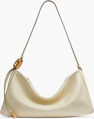 DKNY Velvet Large Shoulder Bag in Buttercream at Nordstrom