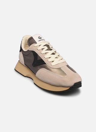 Victoria Womens Mendy Metallic Sneakers In Beige