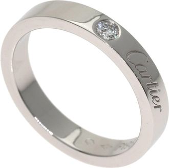 Cartier Platinum 950 Band Ring (Pre-Owned)