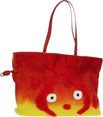Loewe Pre-owned Tote Bag - Dames - Vintage Shopper - Rood - ONE Size - Leer - Vintage